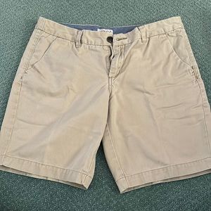 Merona khaki shorts, size 8